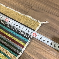 【中古】民族柄薄手ブランケットの画像