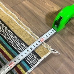 【中古】民族柄薄手ブランケットの画像