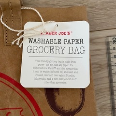 【新品未使用】トレジョ 紙袋柄 エコバッグの画像