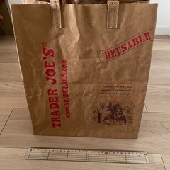 【新品未使用】トレジョ 紙袋柄 エコバッグの画像