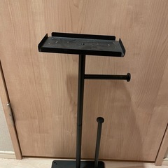 トイレットペーパーホルダースタンド（ブラック）の画像