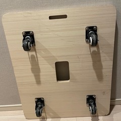 木製台車（キャスター付き）60×50cmの画像