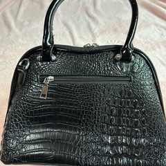 レディース　ハンドバッグ　黒の画像
