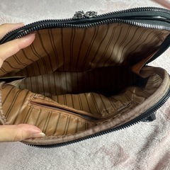 レディース　ハンドバッグ　黒の画像