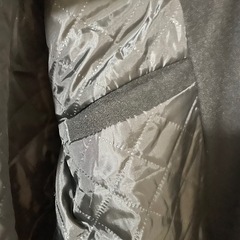 【定番】メンズ ベルト付き ロングコート ブラック Sサイズ 女性もOKの画像