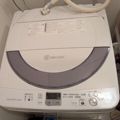 SHARP 洗濯機 5.5kg ES-GE55N 2013年製の画像