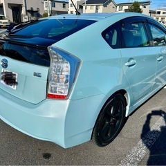 🉐プリウス純正ティファニーカラー❣️奇跡の4万キロ❣️車検２年取り立て‼️めちゃくちゃ綺麗‼️このカラーで4万キロは日本中探してもありません‼️の画像
