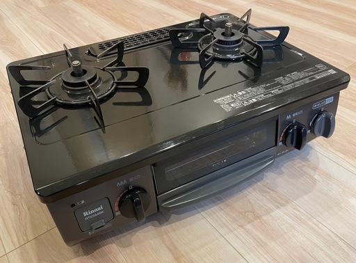 【清掃済み!!】 ガステーブル リンナイ ガスコンロ   LP プロパン  20年製 RTE564BKL