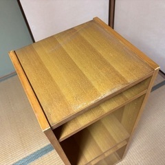 木目調カラーボックスの画像