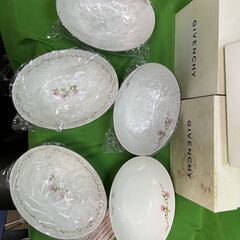 GIVENCHY ジバンシー 食器　オーバルプレート5枚！@Y上の画像