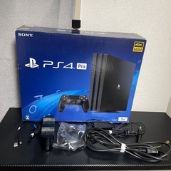 プレイステーション4 プロ　1TB JET Blackの画像