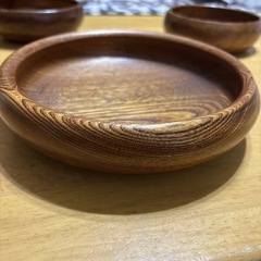 木製のボウル３個セットの画像