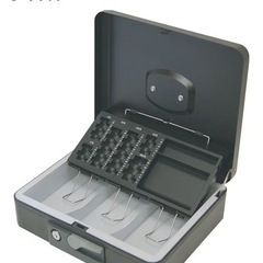 【中古】Engels（エンゲルス）手提げ金庫 ES-8000／2点あり 店舗整理品／動作確認済みの画像