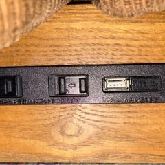 コーディロイ二人掛けソファー  コンセント付きの画像