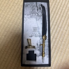 羽ペン アンティーク調 ボックス入りの画像