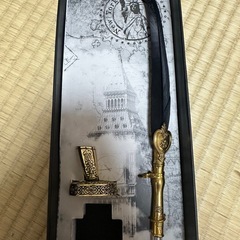 羽ペン アンティーク調 ボックス入りの画像