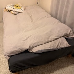 急ぎです　　シングルベッドフレームマットレスの画像