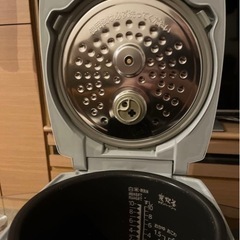MITSUBISHI / IHジャー炊飯器１０合　シルバー　※ジャンク品の画像