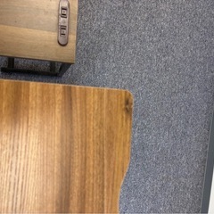 【2点セット】 受付電話台2口コンセント付き　サイドテーブルの画像