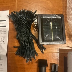 ①未使用　ソーラーイルミネーション　ライト100球の画像