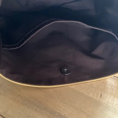 値下げしました‼️【ハンドメイド】帆布ショルダーバッグ マスタード 1226新品未使用の画像