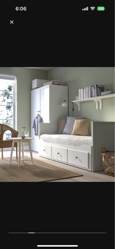 IKEA HEMNES デイベッド マットレスセット
