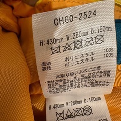 CH60-2524 チャムス CHUMS リュック デイバックの画像