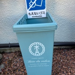 3色　選別プラカード付き　ゴミ箱　ダストボックス　3個セット　の画像