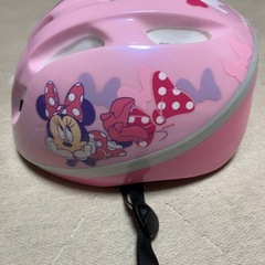 ミニーマウス子供用自転車ヘルメットの画像