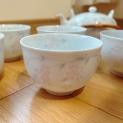 急須、湯呑み、箸置きセット☆新品の画像