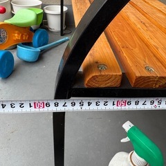 ベンチ【決まりました】の画像