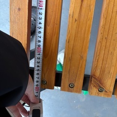 ベンチ【決まりました】の画像