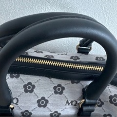 旭川市より引き取り限定！美品♪MARY QUANT♪ショルダーバッグ/ハンドバッグ/ 2way ミニボストン　ジャガード　モノグラムの画像