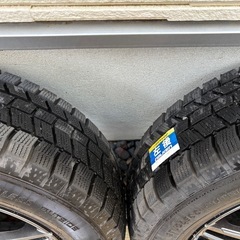 ガリ傷無し超美品　9分山以上185/65/15インチスタッドレスタイヤホイールセット　の画像