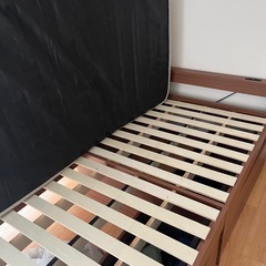 シングルベッドフレーム＆マットレスの画像