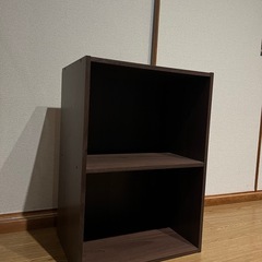 2段カラーボックスの画像