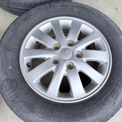 テリオスキッド外し ダイハツ純正アルミ 15インチ ホイールセットの画像