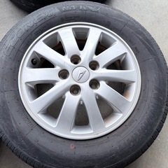 テリオスキッド外し ダイハツ純正アルミ 15インチ ホイールセットの画像