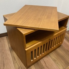 テレビ台　昭和レトロ　回転式 の画像