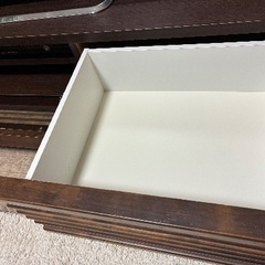 テレビボード　テレビ台　ウォールナット　茶色　150センチ幅の画像