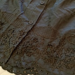 Samansa Mos2 黒 スカート サイズFの画像