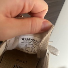 コンバース  ベージュ 23.5cmの画像