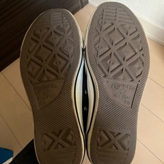 コンバース　黒 ブラック　23.5cmの画像