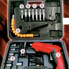 電動ドライバーの画像