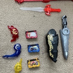 仮面ライダー、戦隊モノ　おもちゃの画像
