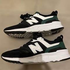 【美品】26cm　New Balance 997ブラック グリーンの画像