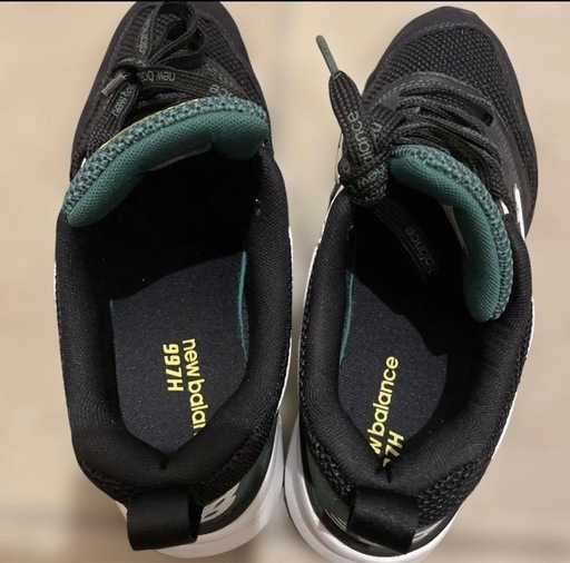 【美品】26cm　New Balance 997ブラック グリーン