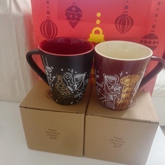 東京クリスマスマーケット　ペアマグカップ　2個セットの画像