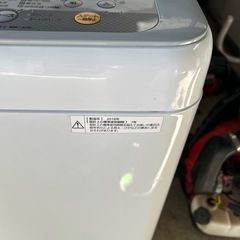 Panasonic 洗濯機　　5キロ　単身用の画像