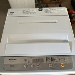 Panasonic 洗濯機　　5キロ　単身用の画像